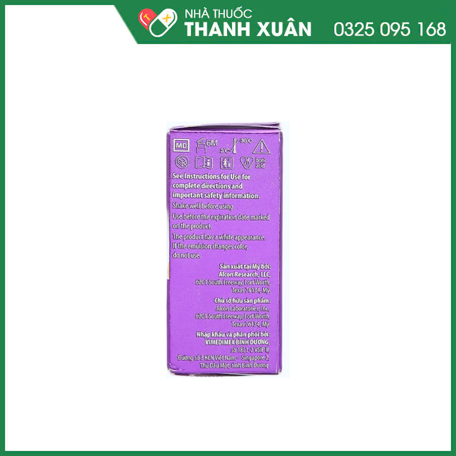 Systane Complete làm giảm tạm thời các triệu chứng rát và kích ứng do khô mắt